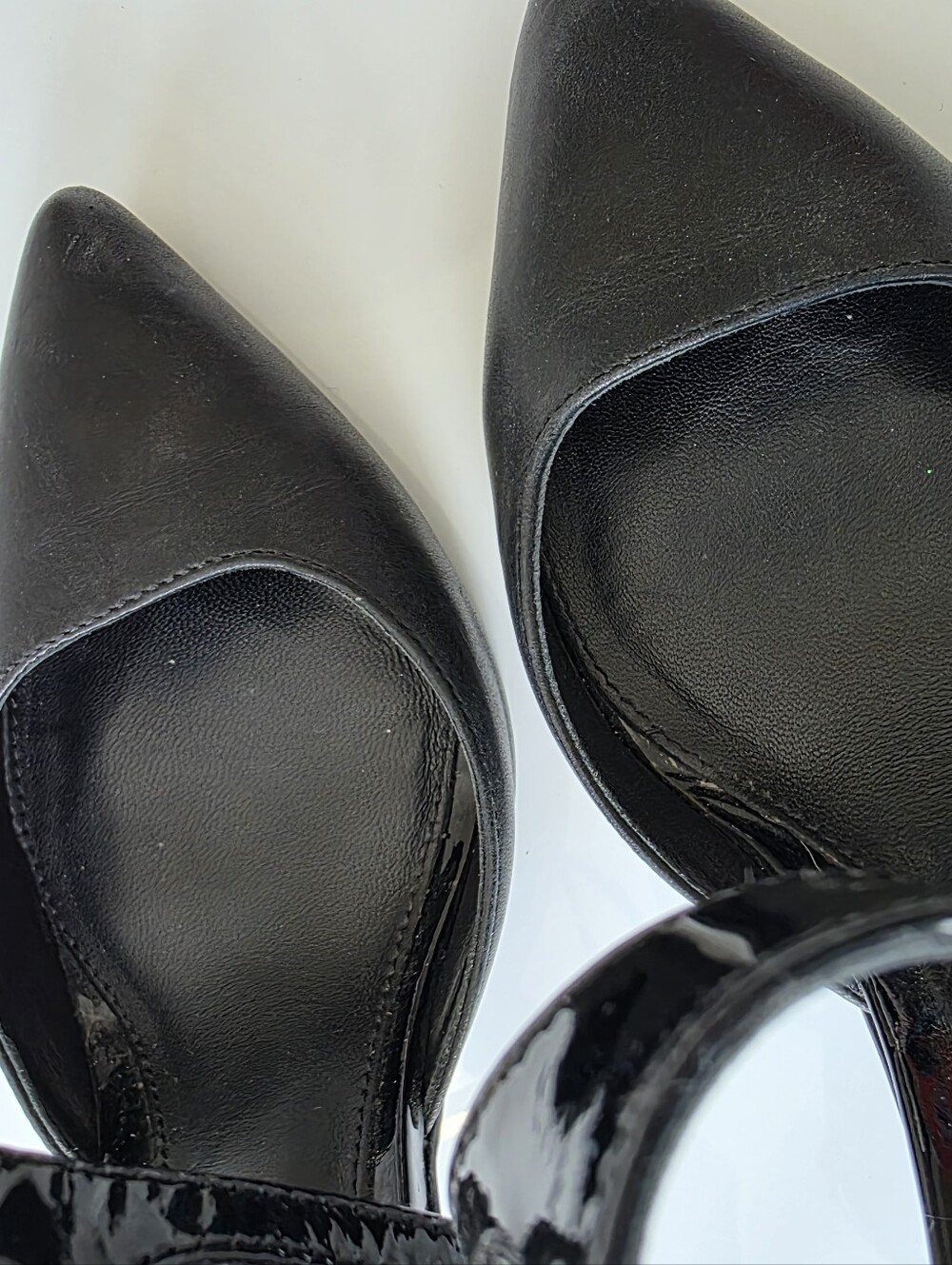 Lauren Ralph Lauren Black Pointed-Toe Heeled Pumps